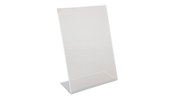 Beaumont Perspex Menu Holder Angled A4 3424