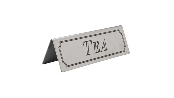 Beaumont Stainless Steel Tea Sign 3464