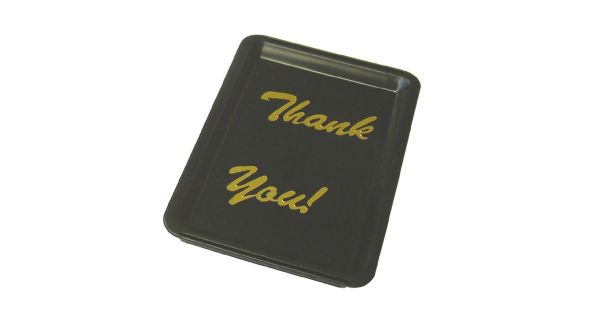 Beaumont Thank You Tip Tray Black 3590