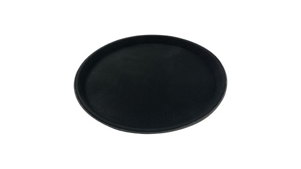Beaumont Non-Slip Round Tray Black 355mm NST-1400BK