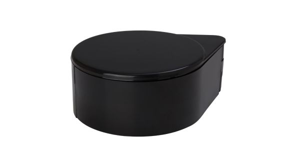 Beaumont Glass Rimmer 3 Tier Black GRP-3-BLK