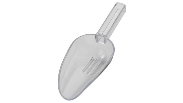 Beaumont Clear Plastic Ice Drainer Scoop 7oz 3644C