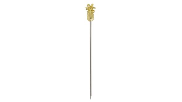 Beaumont Pineapple Garnish Pick Gold Plated (10 Pack) 3734