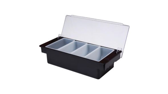 Beaumont 4 Compartment Condiment Holder Black 3765