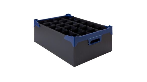 Beaumont Hi Ball Glass Storage Box 500x345x165mm (Pack of 5) 3900