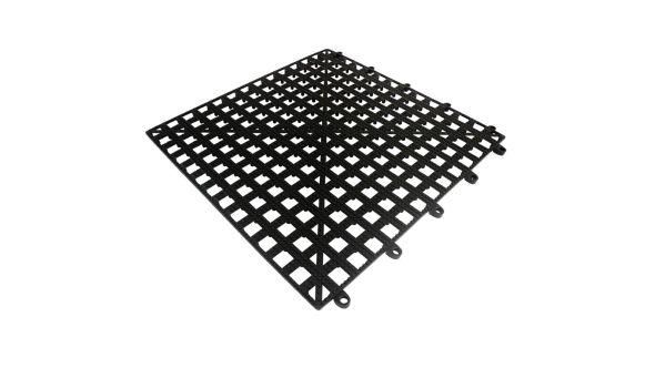 Beaumont Bar Shelf Tile - Black 300x300mm 3915B