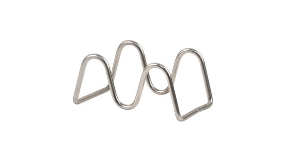 Beaumont Stainless Steel Wire 1-2 Taco Holder 3967