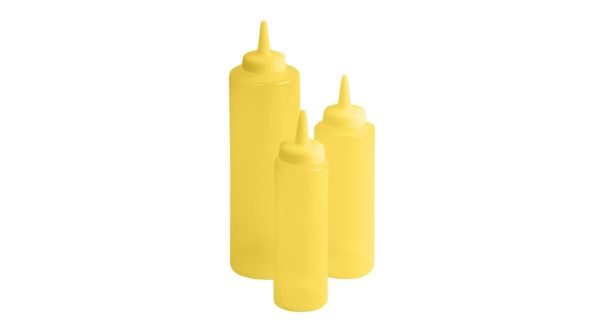Beaumont Squeeze Sauce Bottle Yellow 12oz SBY-12