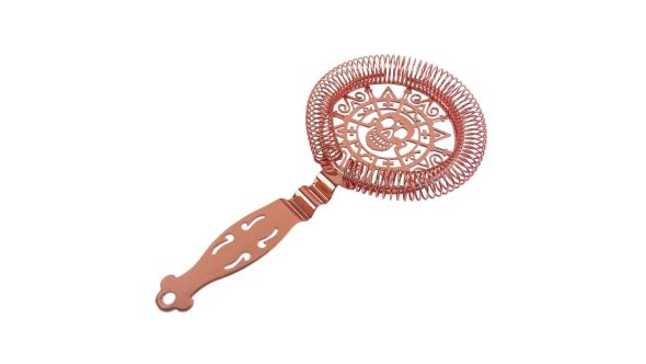 Beaumont Copper Plated Skull Throwing Strainer CTSN0020-CP