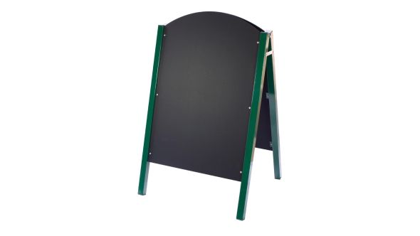 Beaumont Curved Top A-Board Green 1100x680mm BB3