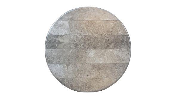 Everyday Round Laminate Table Top Concrete 600mm CZ843