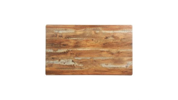 Everyday Rectangular Laminate Table Top Planked Oak 1200x700mm (2 Pack) CZ856