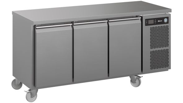 Hoshizaki Premier K 3 A DL DL DR C U 3 Door Stainless Steel Refrigerated Counter, 463 Litres