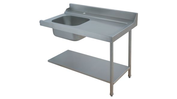 Diamond DLV-D12 Right Hand Side Pre-Wash Table (All Models)