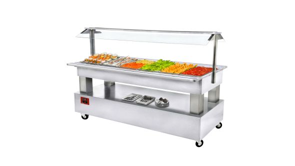 Diamond BSB/6N-A1-R2 Refrigerated Buffet Salad Bar, 6 x 1/1 GN