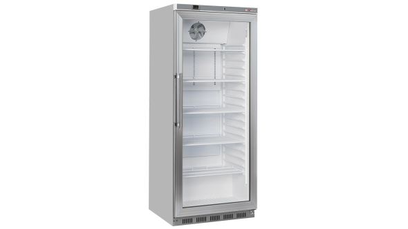 Diverso WR-PG61-XG Ventilated refrigerator GN 2/1, glass door, 600 liters. stainless steel