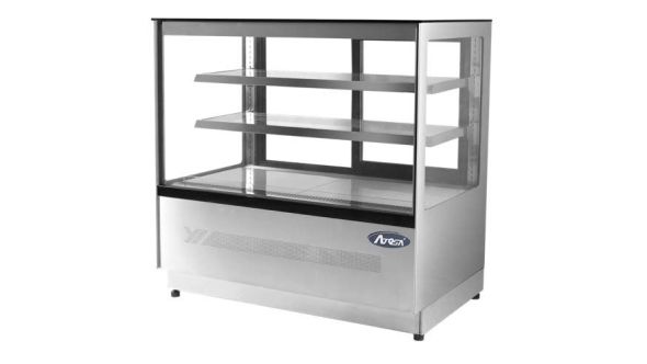 Atosa WDF127F Heavy Duty Squared Glass Deli Counter, 1204mm