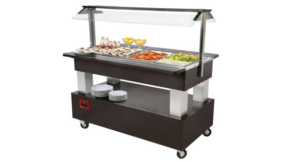 Diamond BSB/4N-B1-R2 Refrigerated Buffet Salad Bar, 4 x 1/1 GN