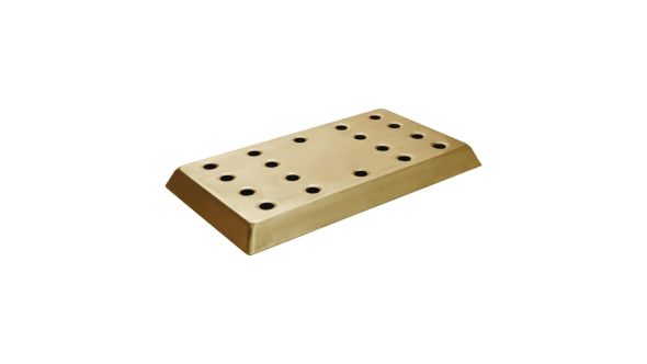 Beaumont Bar Drip Tray Brass 455 x 227mm 3557A