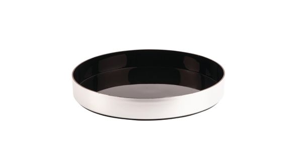 Beaumont Aluminium Round Non-Slip Drinks Tray 330mm TY9011