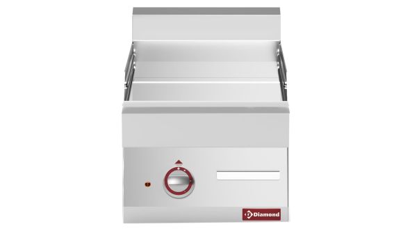 Diamond E65/PLCD4T-N Smooth Cooking Plate Countertop Chrome Electric Griddle, 4.5kW