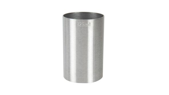 Beaumont Stainless Steel Thimble Wine Measure 125ml CE Marked 3190