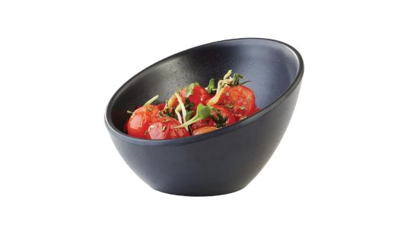 APS Zen Melamine Round Sloped Bowl Black 150ml 84351