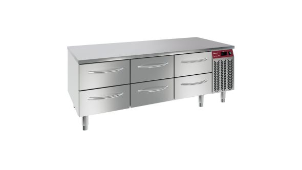 Diamond N77/R316G-9E Refrigerated Base, 6X1/2  Drawers Gn1/1- H 100 Mm