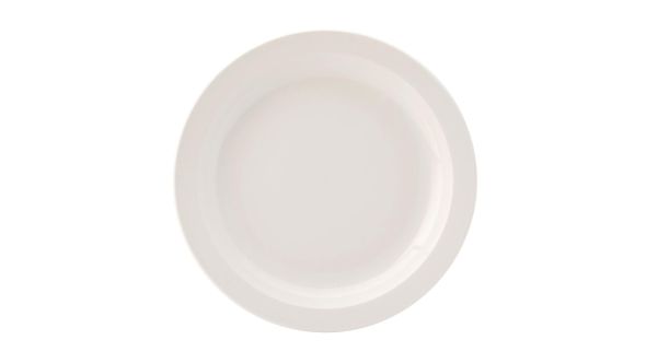 Utopia Pure White Narrow Rim Plates 254mm (18 Pack) E13025-000000-B06018
