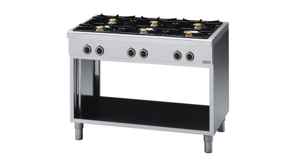 Diverso WR-6B11-66 6 Burner Gas Cooker