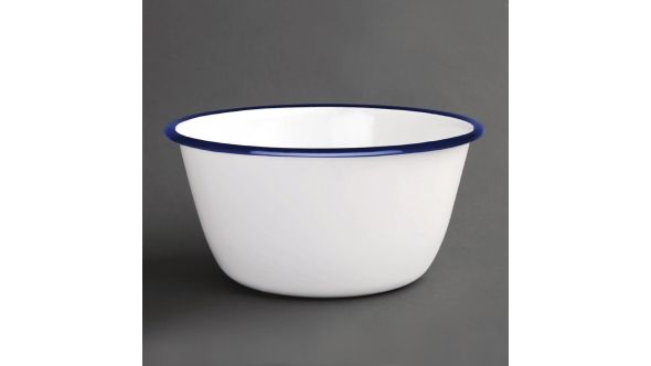 Olympia Enamel Pudding Bowls 155mm (6 Pack) JM-PB15