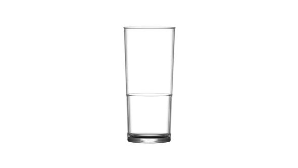 BBP Polycarbonate Hi Ball In2Stax Glasses Half Pint (48 Pack) BB 160-1CL CE