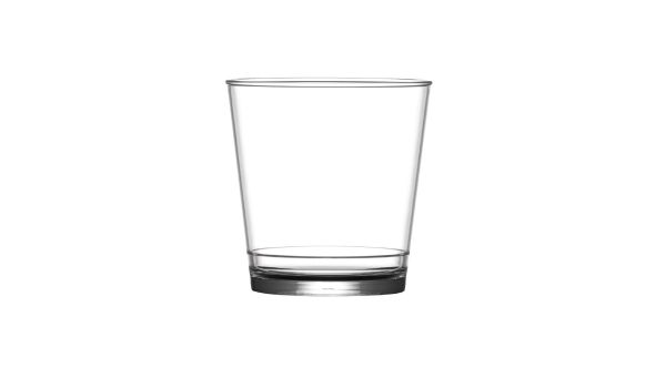 BBP Polycarbonate In2Stax Whisky Rocks Glasses 256ml (48 Pack) BB 099-1CL NS