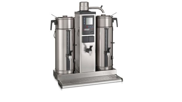 Bravilor B5 HW Bulk Coffee Brewer with 2x5Ltr Coffee Urns and Hot Water Tap Single Phase - 4.151.418.110
