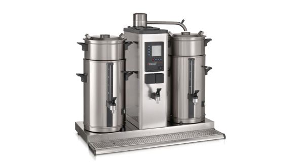 Bravilor B10 HW5 Bulk Coffee Brewer with 2x10Ltr Coffee Urns and Hot Water Tap 3 Phase - 4.213.916.110