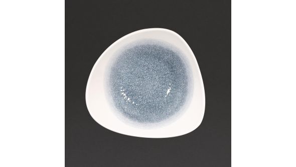 Churchill Studio Prints Raku Trace Triangular Bowls Topaz Blue (12 Pack) RKTBTRB91