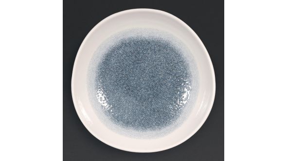 Churchill Studio Prints Raku Trace Round Trace Bowls Topaz Blue 253mm (12 Pack) RKTBOGB11