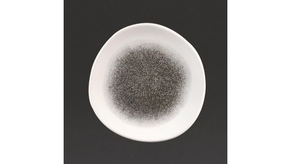 Churchill Studio Prints Raku Round Trace Plates Quartz Black 210mm (12 Pack) RKBQOG8 1