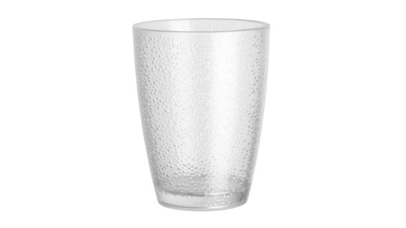 Olympia Kristallon Polycarbonate Tumbler Pebbled Clear 275ml (6 Pack) QY-K9-02