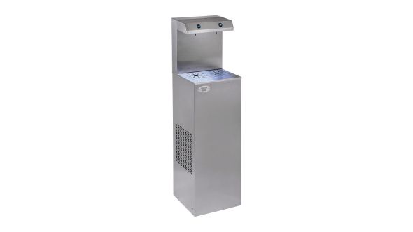 Roller Grill Drinking Fountain with Double Cup Filler AQUA80