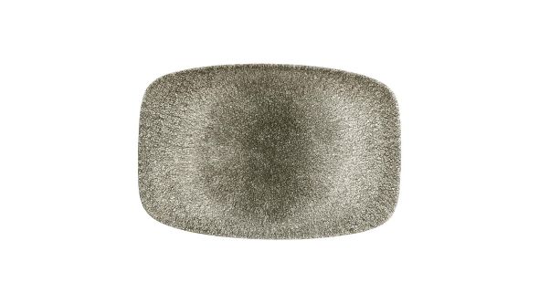 Churchill Studio Prints Raku Rectangular Plates Quartz Black 300mm (6 Pack) RKBQOBL41