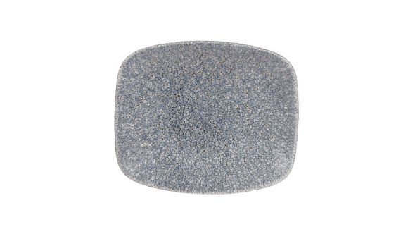 Churchill Studio Prints Raku Rectangular Plates Topaz Blue 154mm (12 Pack) RKTBOBL11