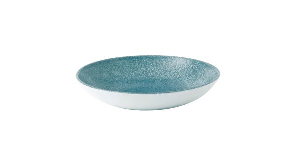 Churchill Studio Prints Raku Round Coupe Bowls Topaz Blue 182mm (12 Pack) RKTBEVB71