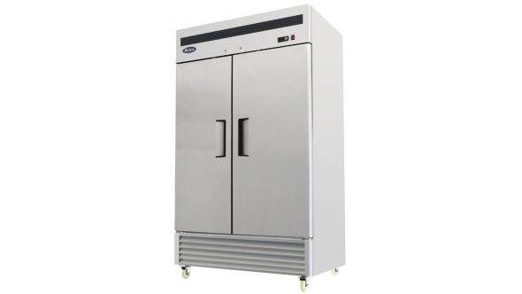 Atosa MBF8187GR Double Door Bottom Mounted Gastronorm Upright Fridge, 1300 Litres