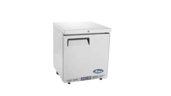 Atosa MBC24F Single Door Stainless Steel Undercounter Freezer, 145 Litres