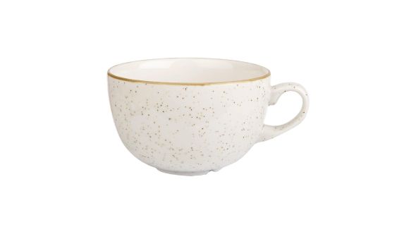 Churchill Stonecast Cappuccino Cups Barley White 460ml (6 Pack) SWHSCB401