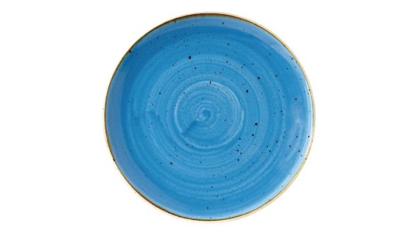 Churchill Stonecast Round Coupe Plates Cornflower Blue 217mm (12 Pack) SCFSEVP81