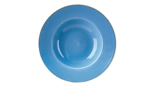 Churchill Stonecast Round Wide Rim Bowls Cornflower Blue 277mm (12 Pack) SCFSVWBL1