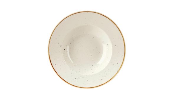 Churchill Stonecast Round Wide Rim Bowls Barley White 280mm (12 Pack) SWHSVWBL1