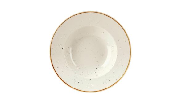Churchill Stonecast Round Wide Rim Bowls Barley White 240mm (12 Pack) SWHSVWBM1